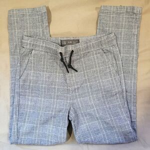 Denim&co size 8-9 yrs slim gray plaid pants